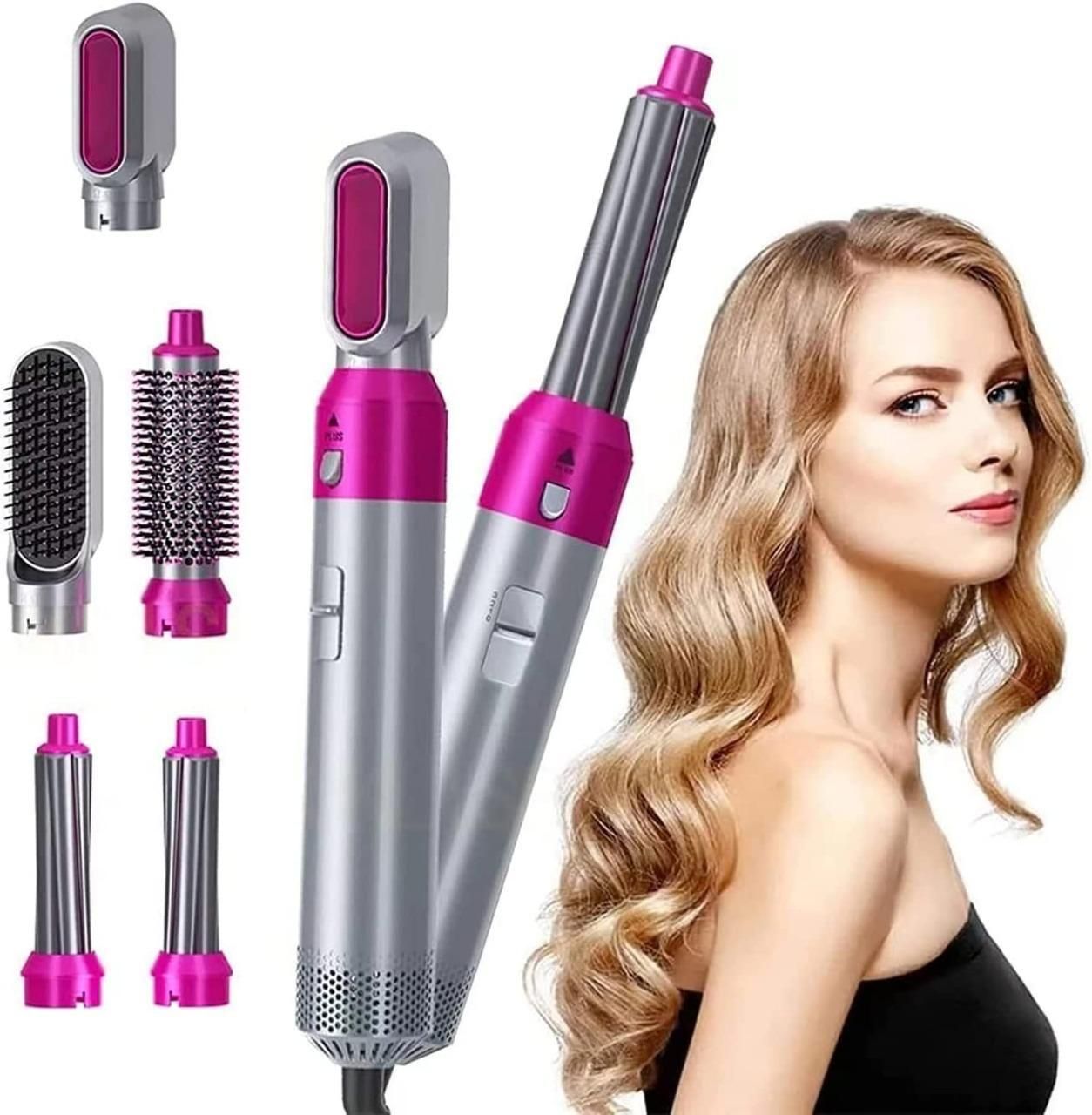 5-in-1 Multi-Head Hair Dryer & Curler