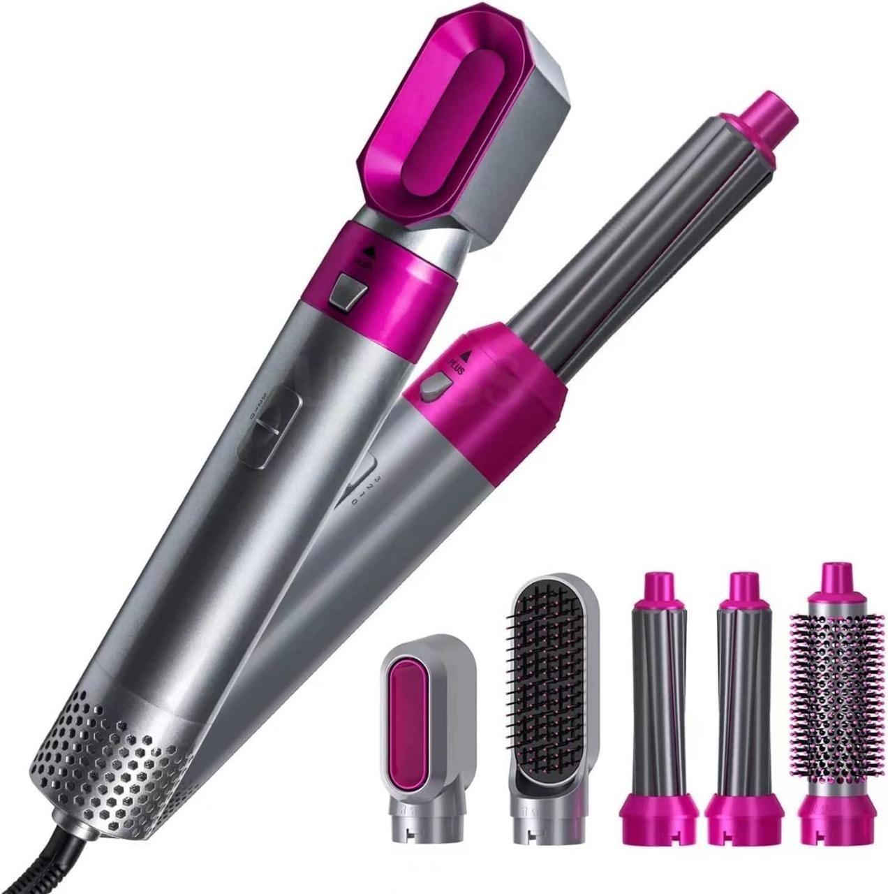 5-in-1 Multi-Head Hair Dryer & Curler